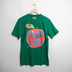 Chinatown Market Steve Jobs Apple Tee “Green” Size M